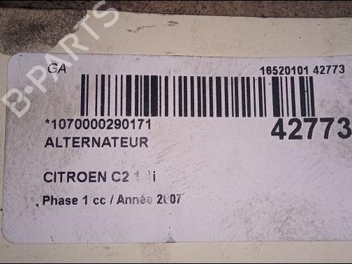 Alternator CITROËN C2 (JM_) 1.1 | BP23172071M7 
