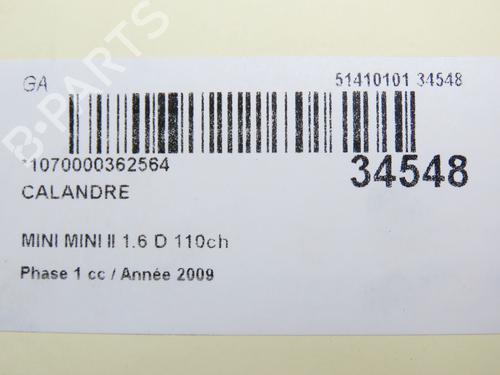 Used Grille MINI MINI (R56) Cooper D (109 hp) 30486410