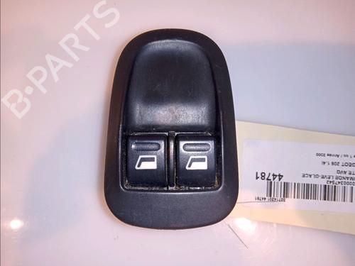 Used Left front window switch PEUGEOT 206 Hatchback (2A/C) 1.4 i (75 hp) 11102984