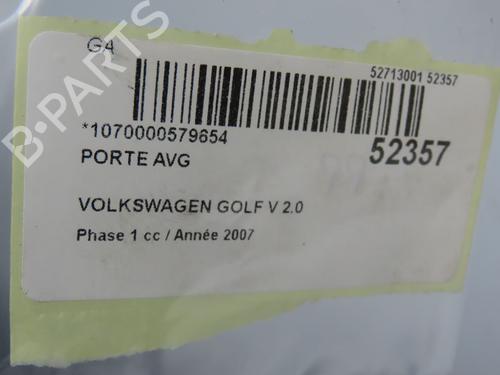 Left front door VW GOLF V (1K1) 2.0 TDI | BP28968586C2 