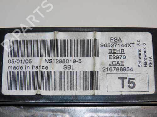 Climate control PEUGEOT 307 (3A/C) 2.0 HDi 90 | BP26383600I5 