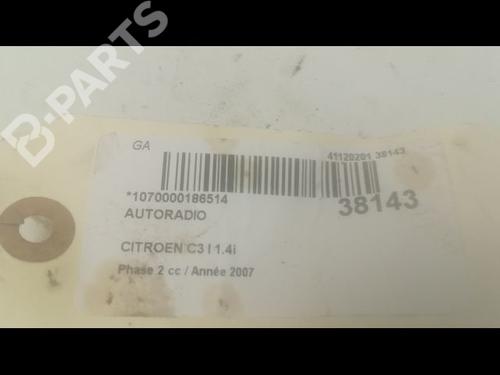 Radio CITROËN C3 I (FC_, FN_) 1.4 i | BP9603086E6 