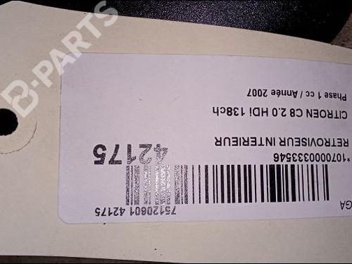 Rear mirror CITROËN C8 (EA_, EB_) 2.0 HDi 135 | BP9619367I6 