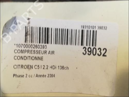 Used AC compressor CITROËN C5 II (RC_) 2.2 HDi (RC4HXE) (133 hp) 9611521
