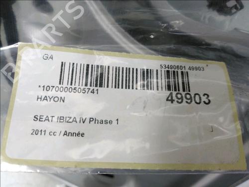 Used Tailgate SEAT IBIZA IV ST (6J8, 6P8) 1.6 TDI (105 hp) 18709854