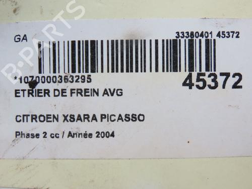 Left front brake caliper CITROËN XSARA PICASSO (N68) 1.6 HDi | BP14878549M105 