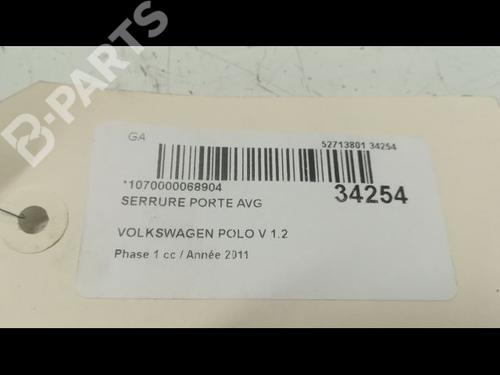 Front left lock VW POLO V (6R1, 6C1) 1.2 TDI | BP9616346C98 