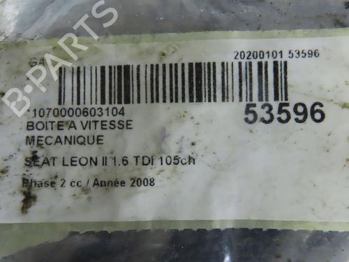 Used Gearbox SEAT LEON (1P1) 1.9 TDI (105 hp) 31372068