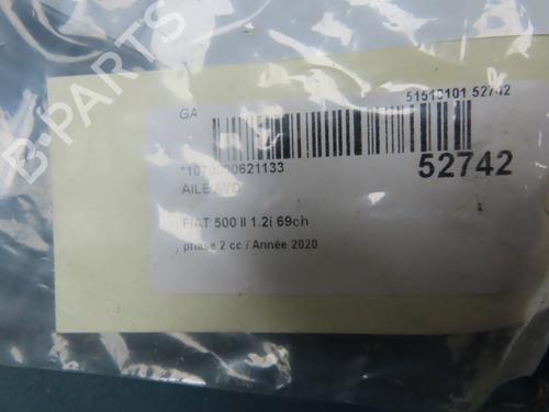 Right front fenders FIAT 500 (312_) 1.2 (312AXA1A) | BP28968297C42 