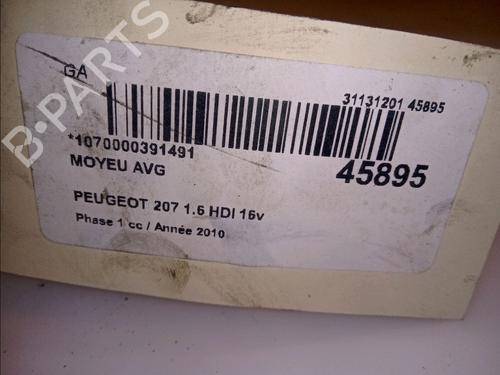 Right front steering knuckle PEUGEOT 207 (WA_, WC_) 1.6 HDi | BP14876402M26 