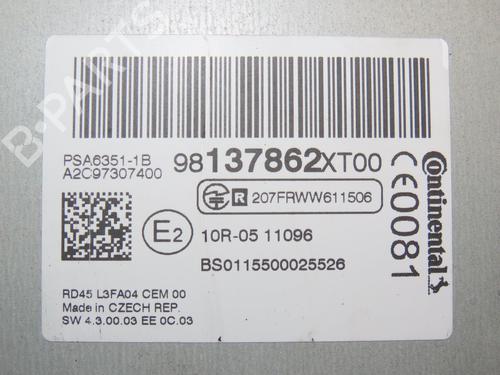 radio-citroen-berlingo-box-bodympv-b9-2008-28801787 main image