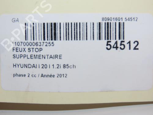 third-brake-light-hyundai-i20-i-pb-pbt-2008-2009-2010-2011-2012-2013-2014-2015-28802348 main image