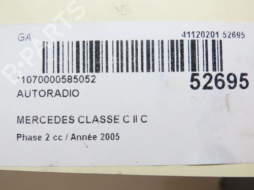 Radio MERCEDES-BENZ C-CLASS Coupe (CL203) C 220 CDI (203.708) | BP28968051E6