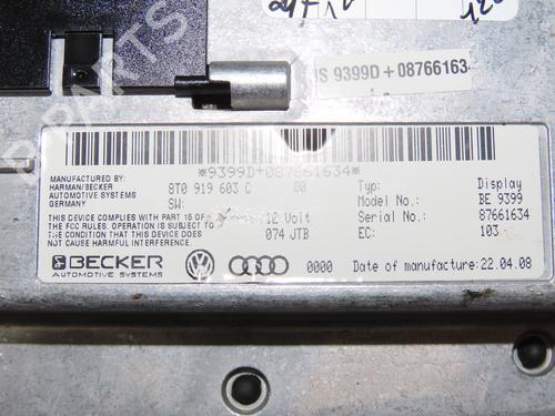 Radio AUDI A5 (8T3) 2.7 TDI | BP31634189E6 