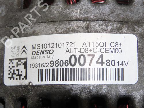 Alternator CITROËN C3 II (SC_) 1.2 VTi 82 | BP31242442M7 - Image 8