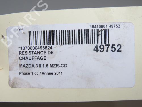 Heater resistor MAZDA 3 (BL) 1.6 MZ-CD (BL14) | BP33417694M108  - Image 5