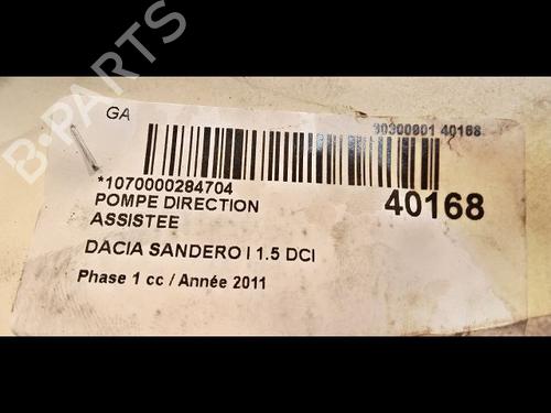 steering-pump-dacia-sandero-15-dci-491106541r-2008-9616021 main image