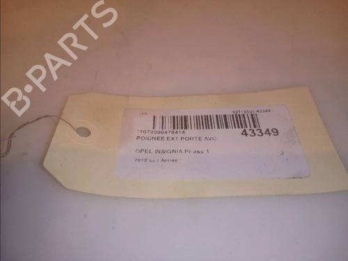 front-left-exterior-door-handle-opel-insignia-a-g09-20-cdti-68-22966704-2008-2009-2010-2011-2012-2013-2014-2015-2016-2017-15657382 main image