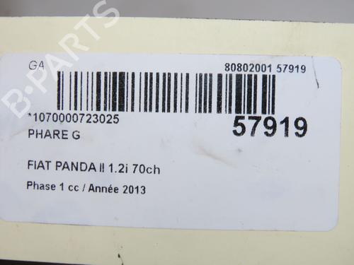 Left headlight FIAT PANDA (169_) 1.2 (169AXF2A, 169AXF1A) | BP33860723C28 - Image 5