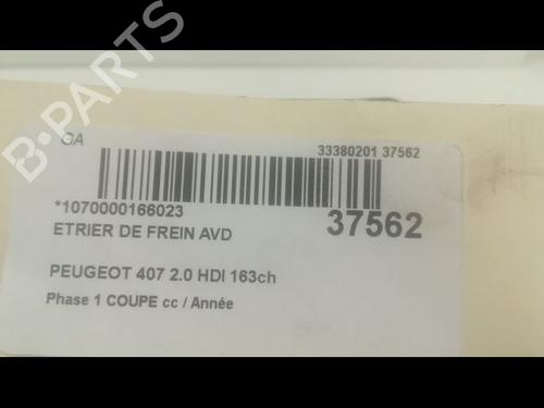 Used Right front brake caliper PEUGEOT 407 Coupe (6C_) 2.0 HDi (163 hp) 14877362