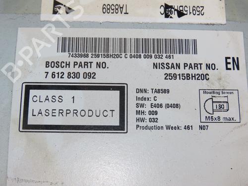 Radio NISSAN QASHQAI I (J10, NJ10) 1.6 dCi All-wheel Drive | BP29045757E6 