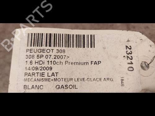 Used Rear left window mechanism PEUGEOT 308 SW I (4E_, 4H_) 1.6 HDi (109 hp) 23176724