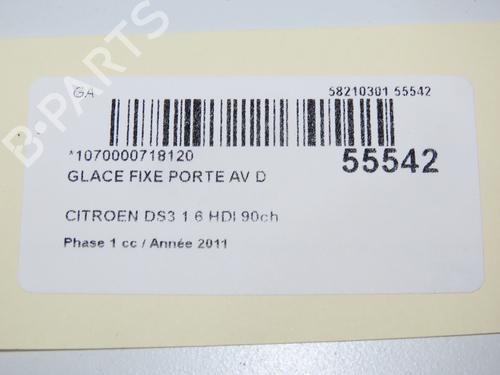 front-right-door-window-citroen-ds3-sa_-2009-2010-2011-2012-2013-2014-2015-2016-33417835 main image