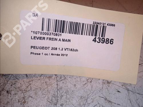 Hand brake PEUGEOT 208 I (CA_, CC_) 1.2 VTI 82 | BP11100383I18 