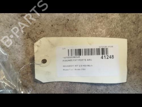 Used Rear left exterior door handle PEUGEOT 307 (3A/C) 2.0 HDi 90 (90 hp) 9614312