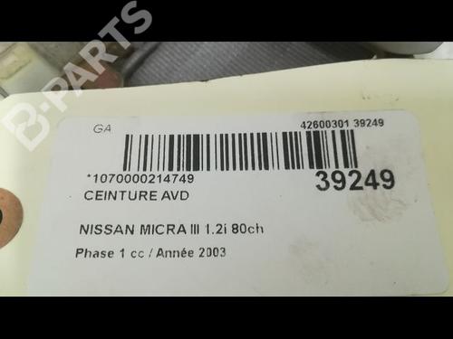 Front right belt tensioner NISSAN MICRA III (K12) 1.2 16V | BP9605796C88