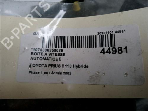 Used Gearbox TOYOTA PRIUS Liftback (_W2_) 1.5 Hybrid (NHW20_, NHW20R) (112 hp) 11099794