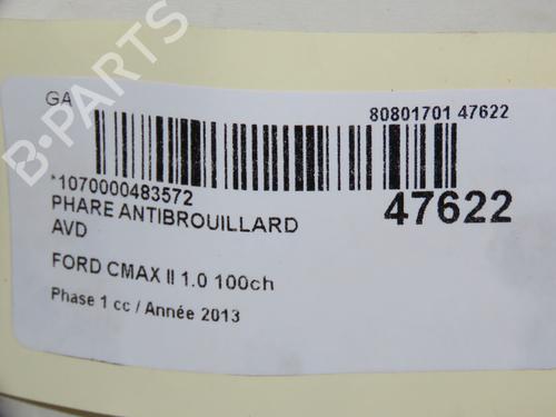 Right front fog light FORD C-MAX II (DXA/CB7, DXA/CEU) 1.0 EcoBoost | BP18316230C31 