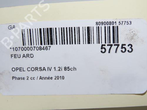 Right taillight OPEL CORSA D (S07) 1.2 (L08, L68) | BP32377444C35  - Image 5