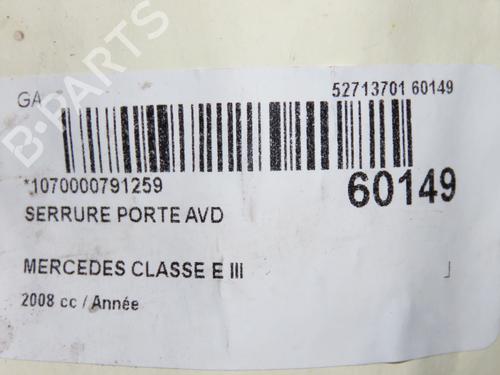 Used Front right lock Front right lock MERCEDES-BENZ E-CLASS (W211) E 200 CDI (211.007) (136 hp) 40437946 40437946