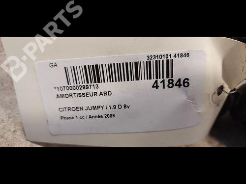 Right rear shock absorber PEUGEOT EXPERT Van (222) 1.9 D 70 | BP9615458M19 