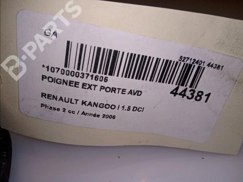 Front right exterior door handle RENAULT KANGOO (KC0/1_) 1.5 dCi | BP11102292C129 