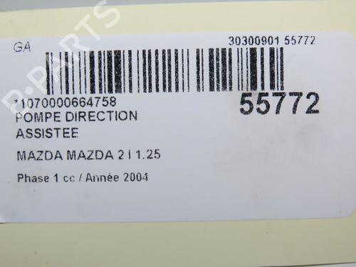 Steering pump MAZDA 2 (DY) 1.2 (DY3W) | BP30978827M99 