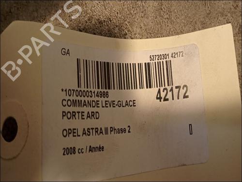 Used Right rear window switch OPEL ASTRA H (A04) 1.7 CDTI (L48) (125 hp) 9617835