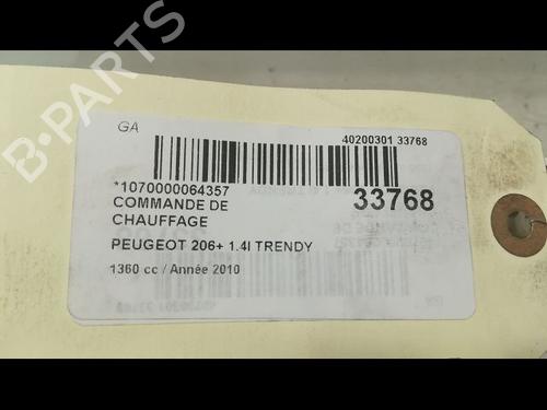 Used Climate control Climate control PEUGEOT 206+ (2L_, 2M_) 1.4 i (73 hp) 9595302 9595302