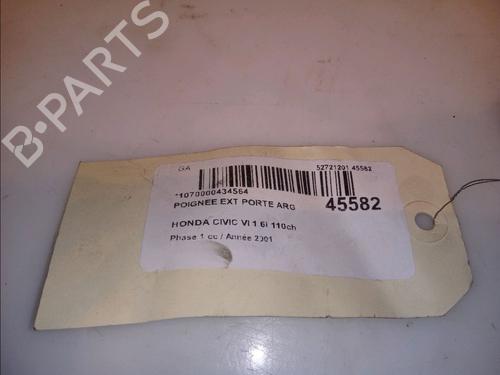 Used Rear left exterior door handle HONDA CIVIC VII Hatchback (EU, EP, EV) 1.6 i (EP2, EU8, EU6) (110 hp) 12992645