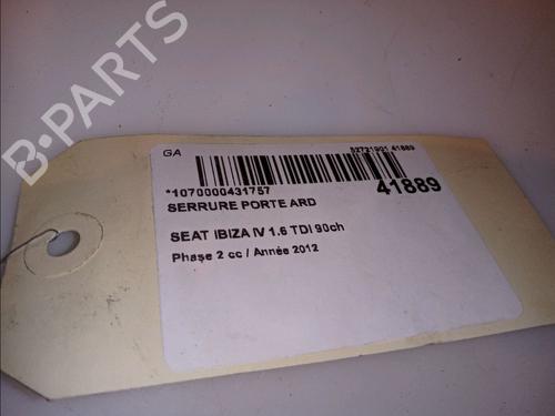Rear right lock SEAT IBIZA IV (6J5, 6P1) 1.6 TDI | BP12354766C99 