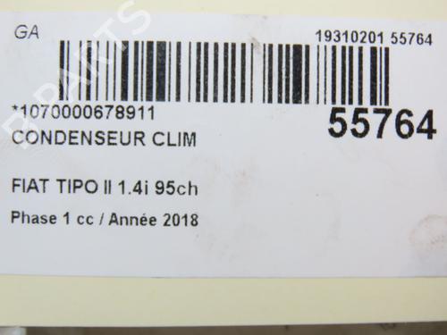 Heater matrix FIAT TIPO Hatchback (356_, 357_) 1.4 (356HXA1B, 357) | BP30164292M63