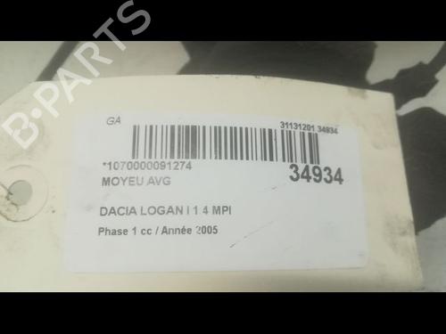 Used Right front steering knuckle DACIA LOGAN (LS_) 1.4 (LS0A, LS0C, LS0E, LS0G) (75 hp) 14876010