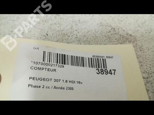 Instrument cluster PEUGEOT 307 (3A/C) 1.6 HDi | BP9606316C47 