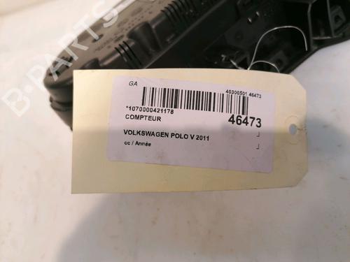 Used Instrument cluster VW POLO V (6R1, 6C1) [2009-2022]  23174857