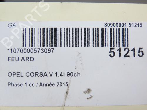 Right taillight OPEL CORSA E (X15) 1.4 (08, 68) | BP23125114C35 