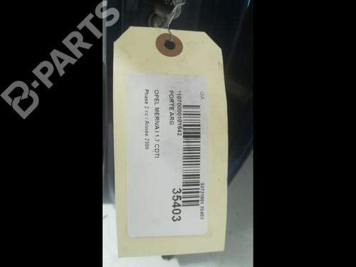 Left rear door OPEL MERIVA A MPV (X03) 1.7 CDTI (E75) | BP9597286C4 