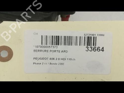 Used Rear right lock Rear right lock PEUGEOT 406 (8B) 2.0 HDI 110 (109 hp) 9594658 9594658