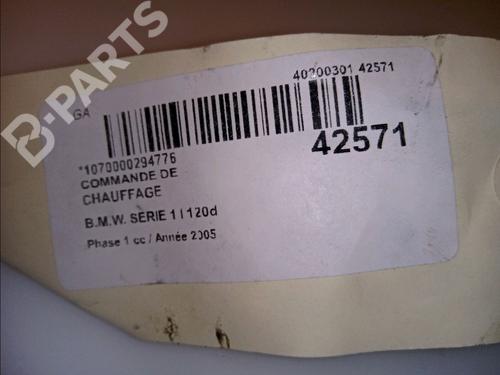 Climate control BMW 1 (E87) 120 d | BP11101025I5 