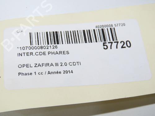 Headlight switch OPEL ZAFIRA TOURER C (P12) 2.0 CDTi (75) | BP38297774I24 - Image 3